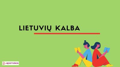 bendrine kalba ir tarmes